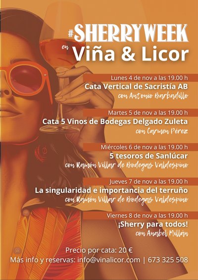 Sherry Ruta Sevilla - VinaLicor - Poster